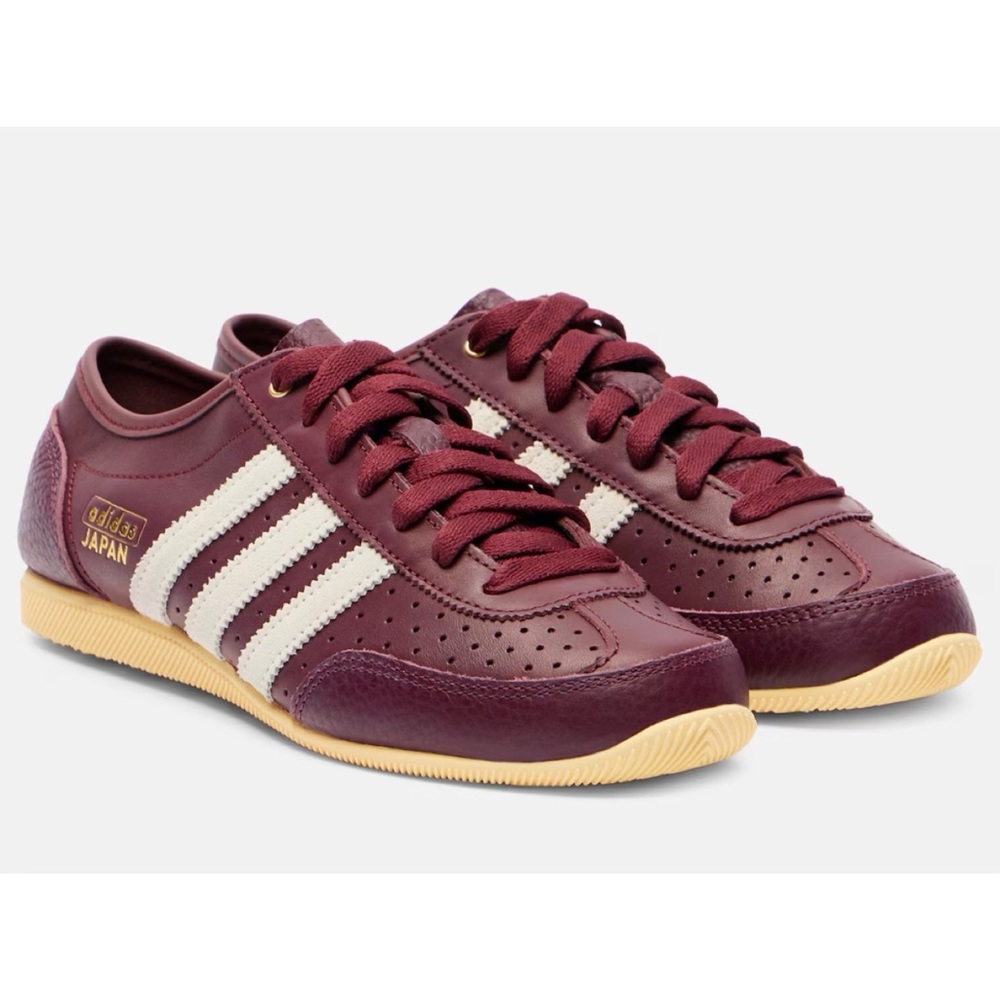 New in Box Adidas Japan Burgundy Sneakers size 8